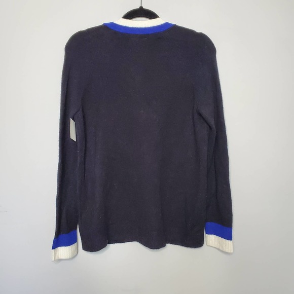 COURT & ROWE Black Kenmare Merino Wool Blend Grandpa Cardigan XS - Picture 6 of 6